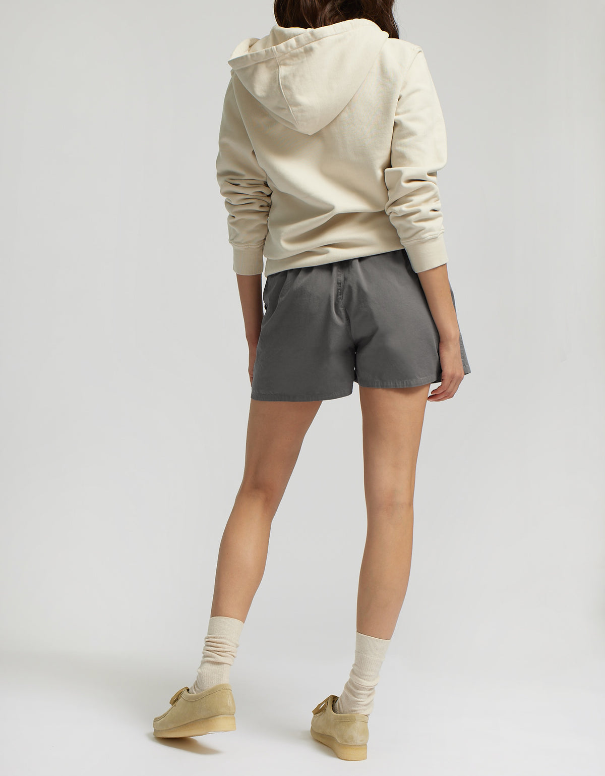 Linen Shorts Oxblood Red
