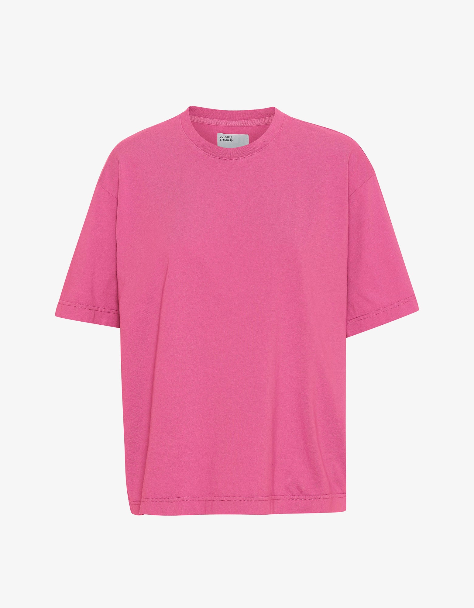 Colorful Standard Women Oversized Organic T-Shirt Women Oversized T-shirt Bubblegum Pink