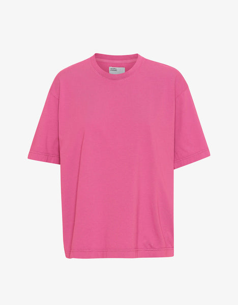 Oversized Organic T-Shirt Standard Bubblegum – Pink Colorful 