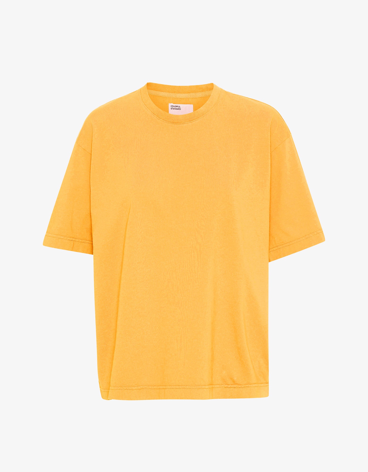 Colorful Standard Women Oversized Organic T-Shirt Women Oversized T-shirt Burned Yellow