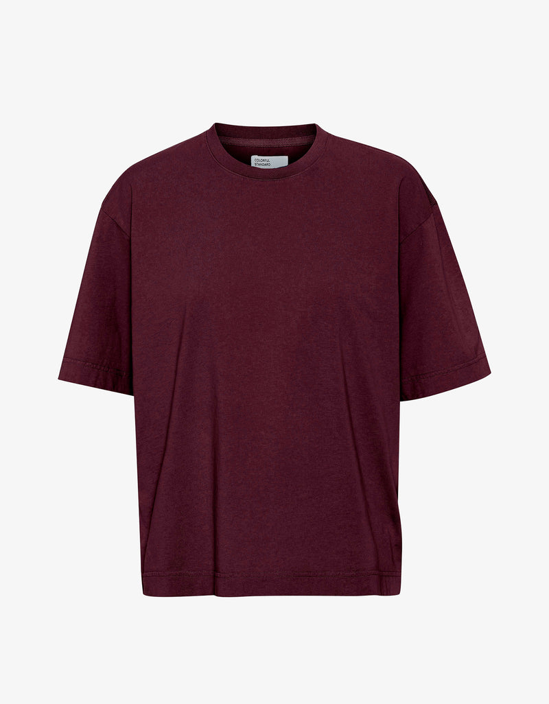 T-Shirt Over in Red Ochre Print